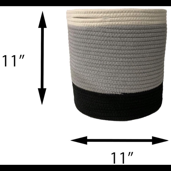 Jute Cotton Rope Planter Basket Storage vase - Picture 4 of 4